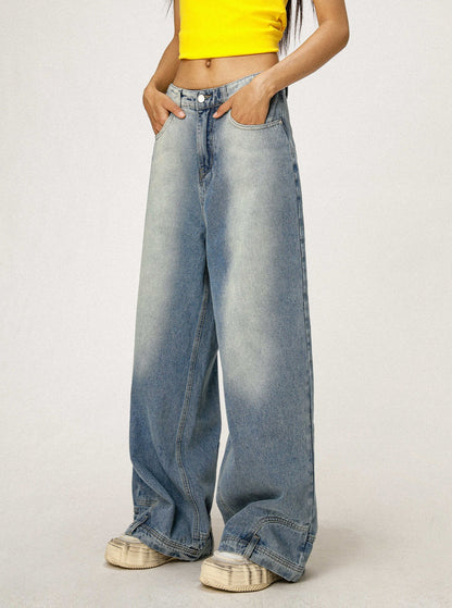 Unisex Loose Straight-Leg Pants