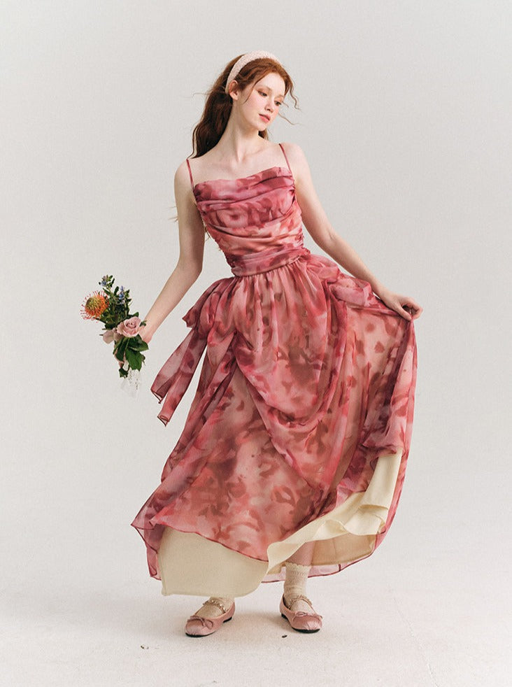 Flowers Holiday Annual Party Dress