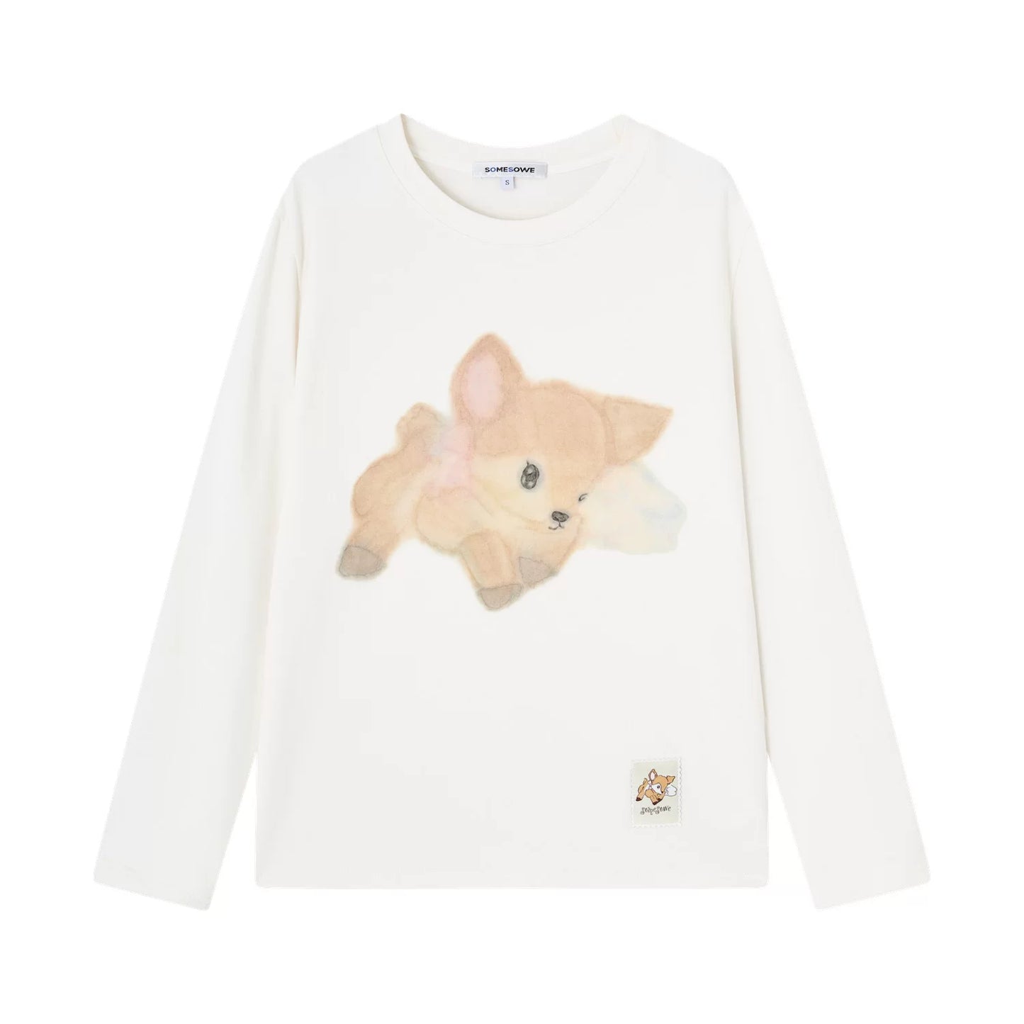 Little Deer Fluffy Blouse Top