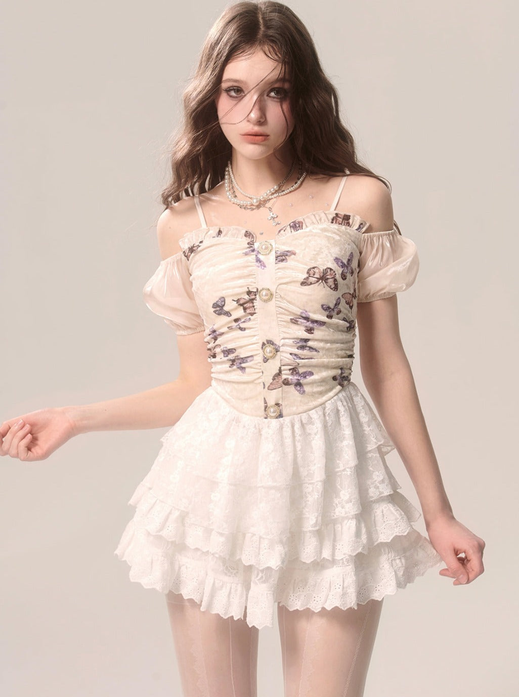 Spring Summer Butterfly Top