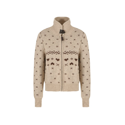 Retro Wool Fair Isle Cardigan