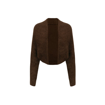 Color-Block Knitted Cardigan Set-Up