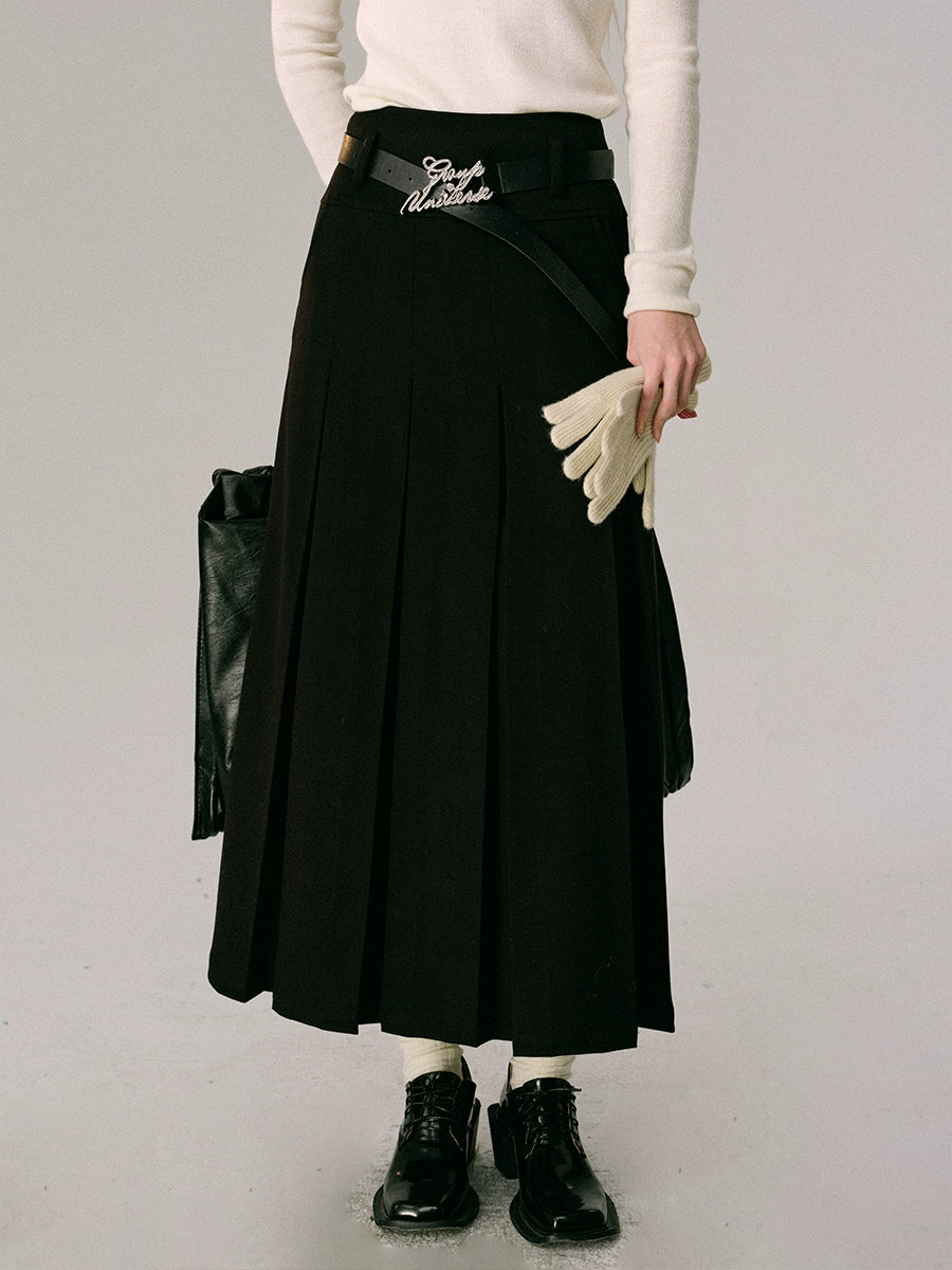 French black skirt