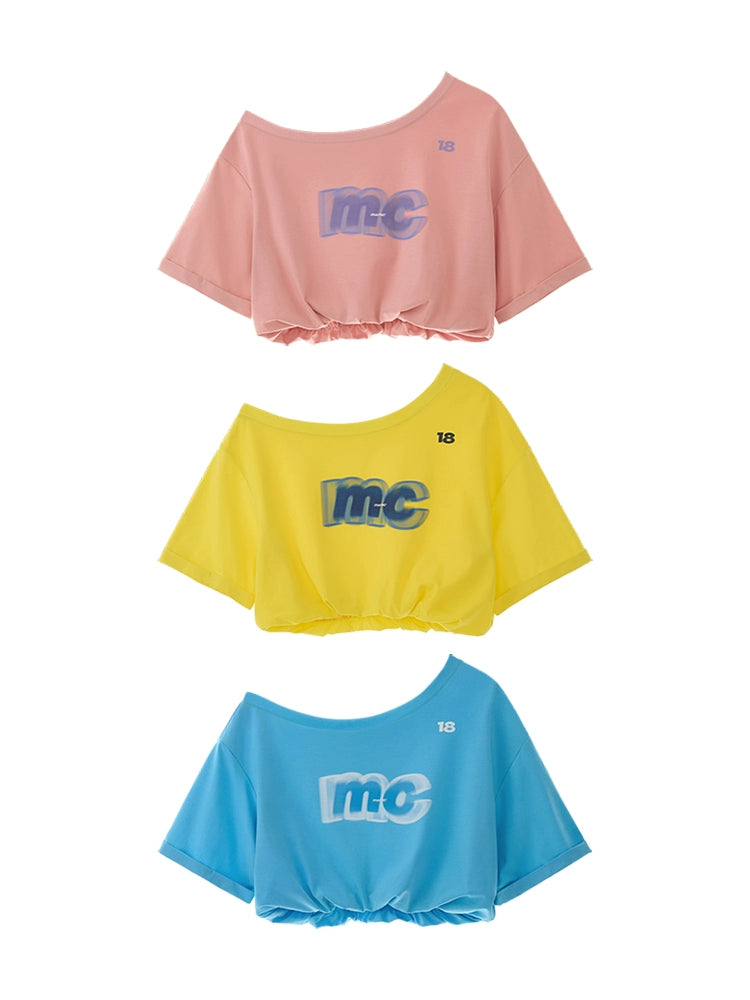 Casual Shoulder Cutout Tee