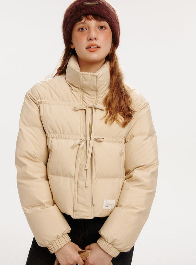 Stand Collar Short Down Jacket