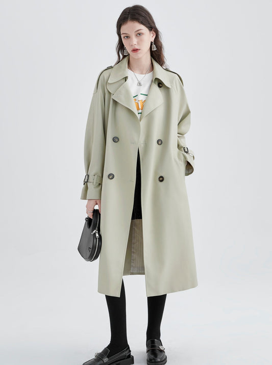 Thin British Style Trench Coat