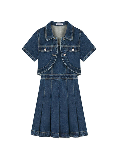 Denim Shirt and Sundress Set-Up