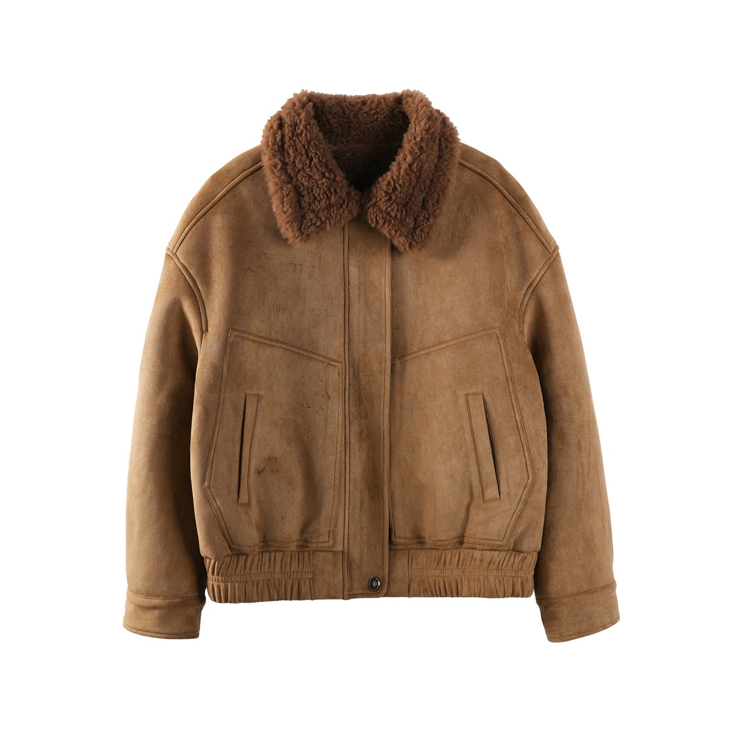 Suede Lamb Wool Jacket