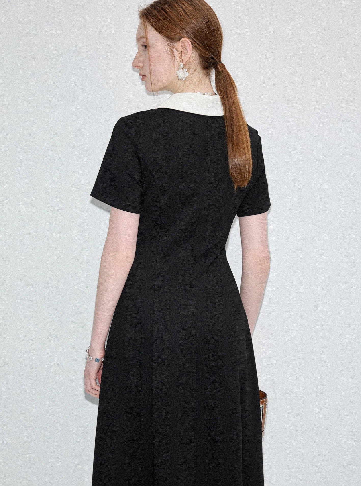 New Design Sense Polo Neck Dress