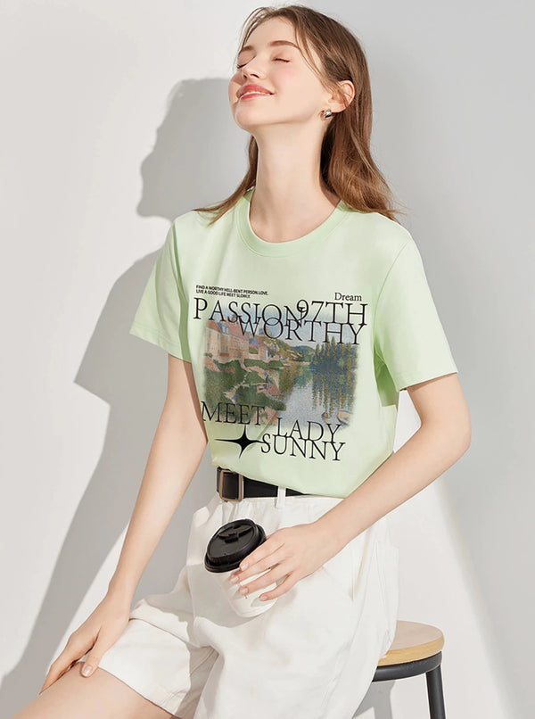Letter Print Summer Body Shirt