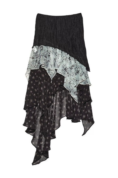 Exotic Leopard Chiffon Skirt