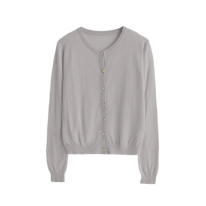 Linen Knitted Cardigan Set