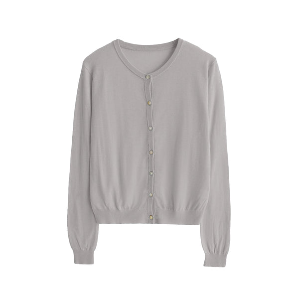 Linen Knitted Cardigan Set