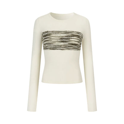 Textured Shadow Wool Sweater