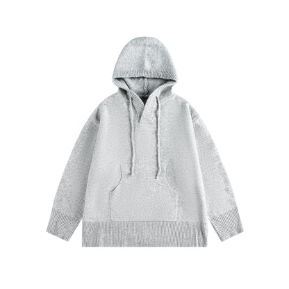 Lazy Vintage V-Neck Knit Sweater