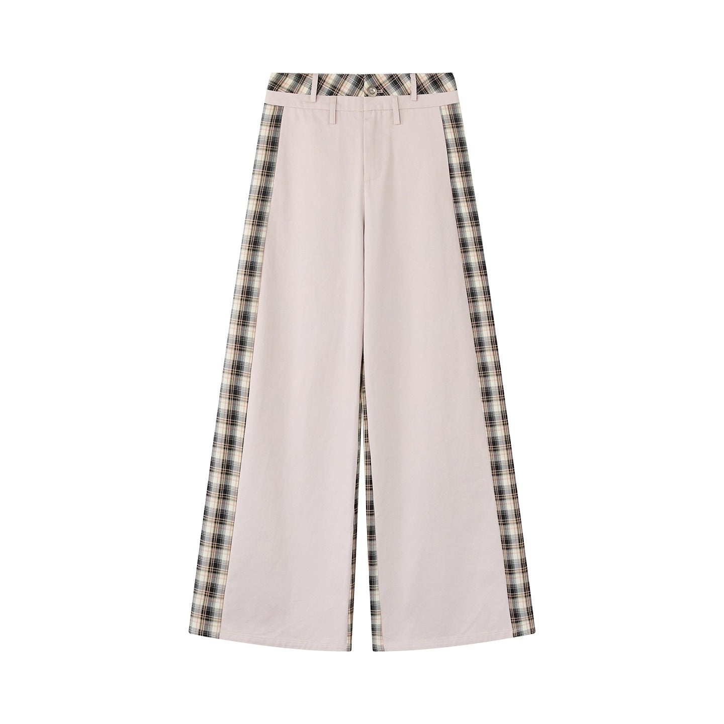 Patchwork Cotton Pants