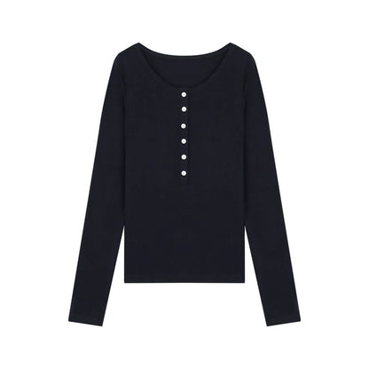 Open Front Long-Sleeved T-shirt & Vest Set-Up