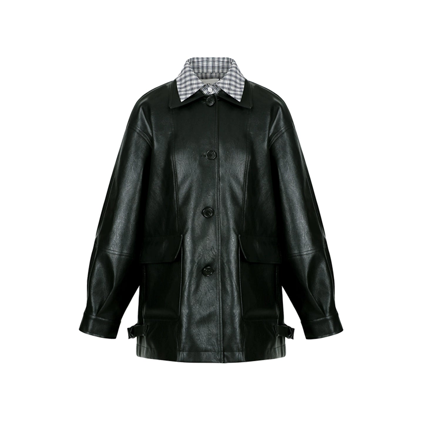 Versatile Retro Leather Jacket