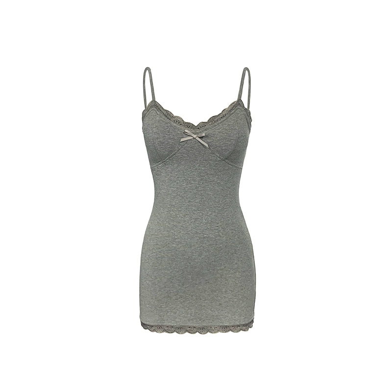 Skin-Friendly Simple Slip Dress