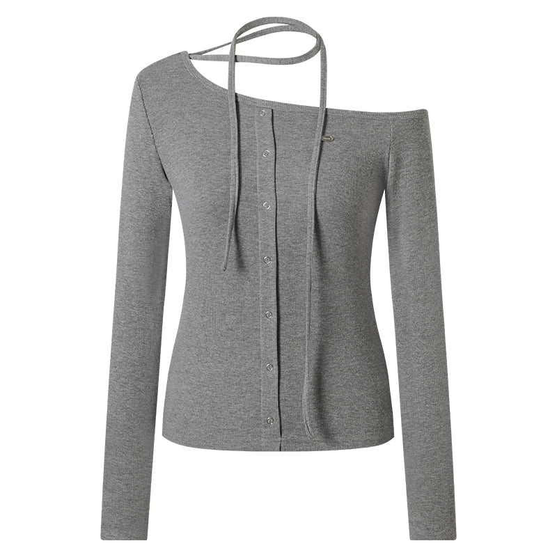 Soft Shoulder Knitted Sweater