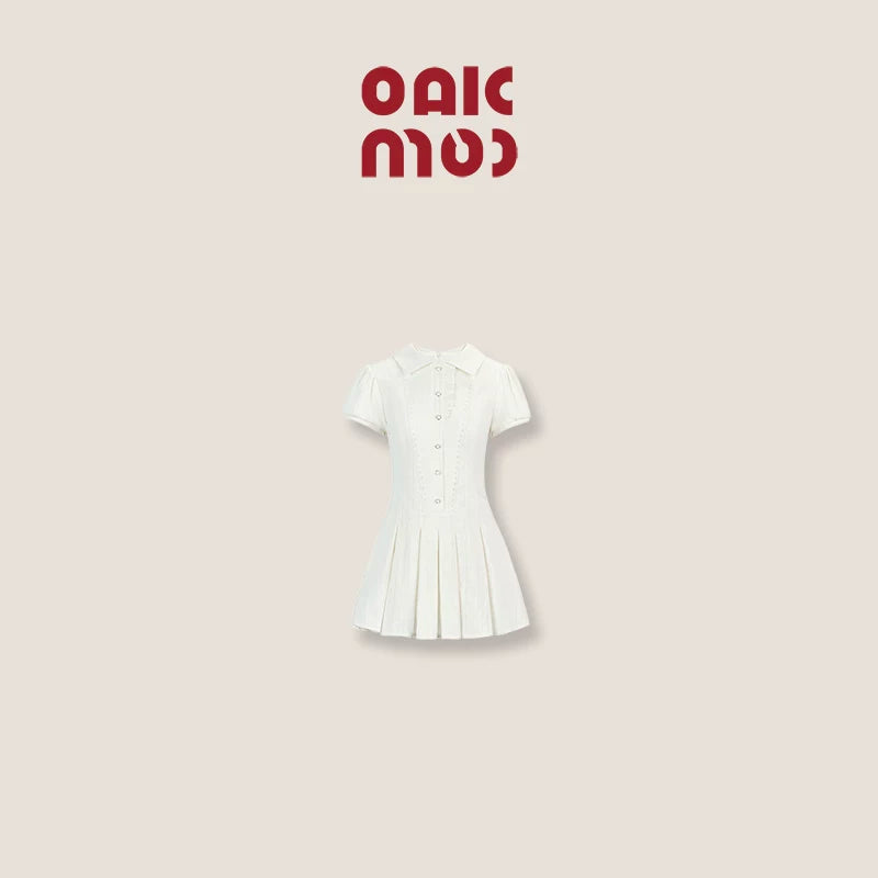 College Style Hot Girl Tea Break Dress
