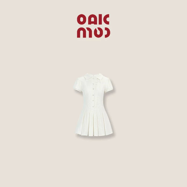 College Style Hot Girl Tea Break Dress