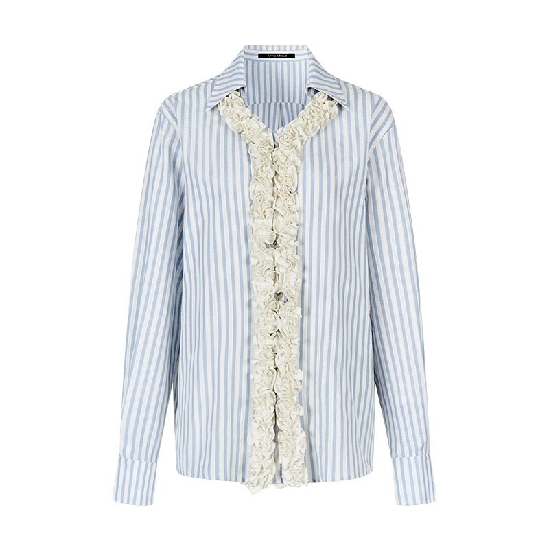 Three Dimensional Lace Shirt