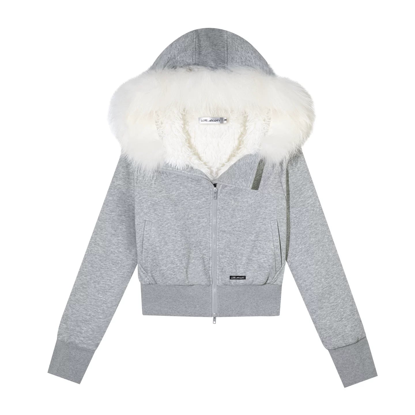 Retro Fleece-Lined Hooded Jacket Set-Up