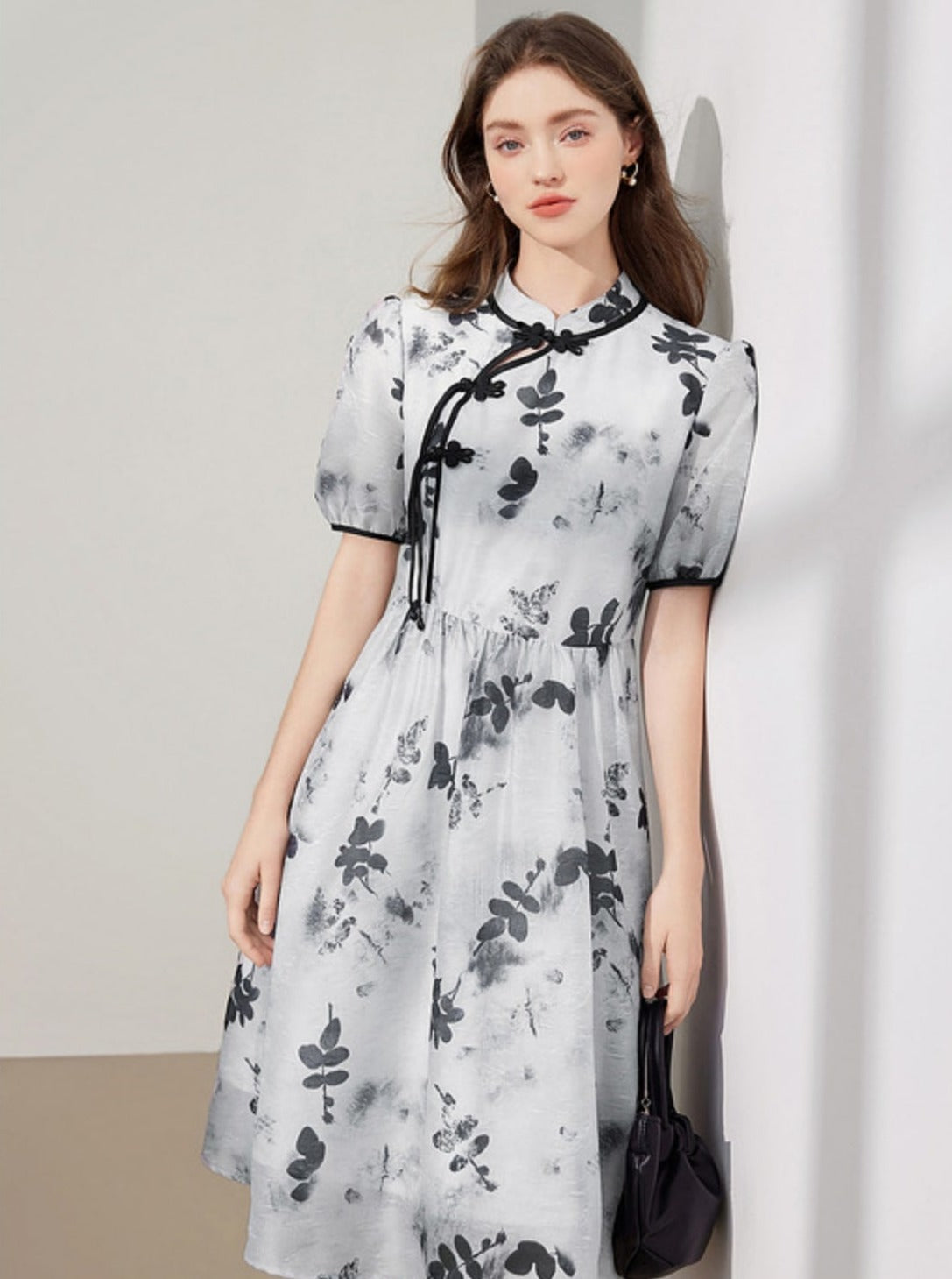 New Style Smudge Buckle Cheongsam Dress