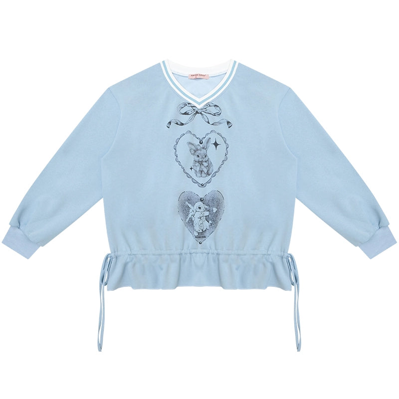 Vintage V-Neck Sweatshirt