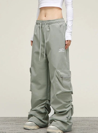 American Retro Straight Loose Pants