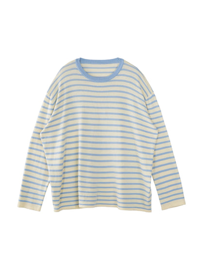Sea Salt Striped Knit Sweater
