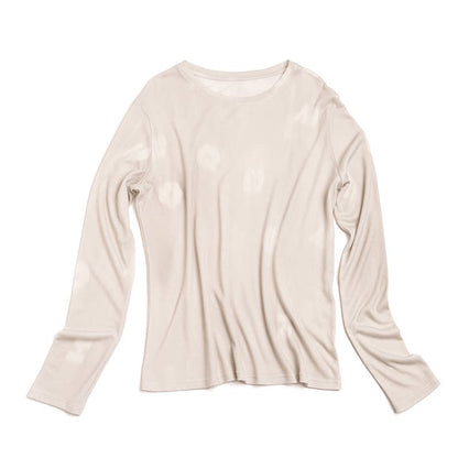Pull romantique en lyocell et laine