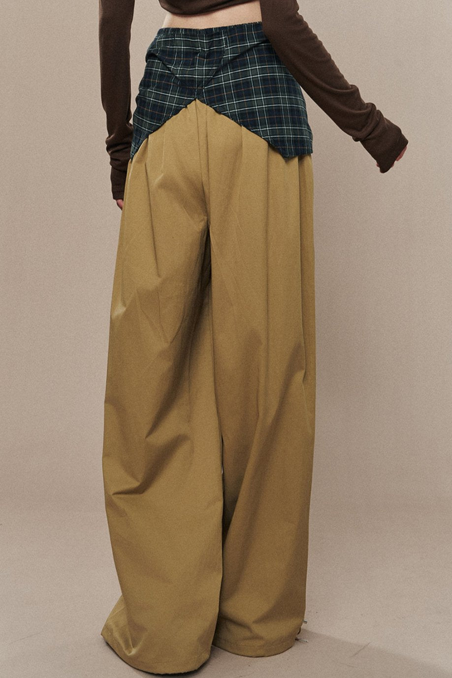 Sassy Double-Waisted Wide-Leg Pants