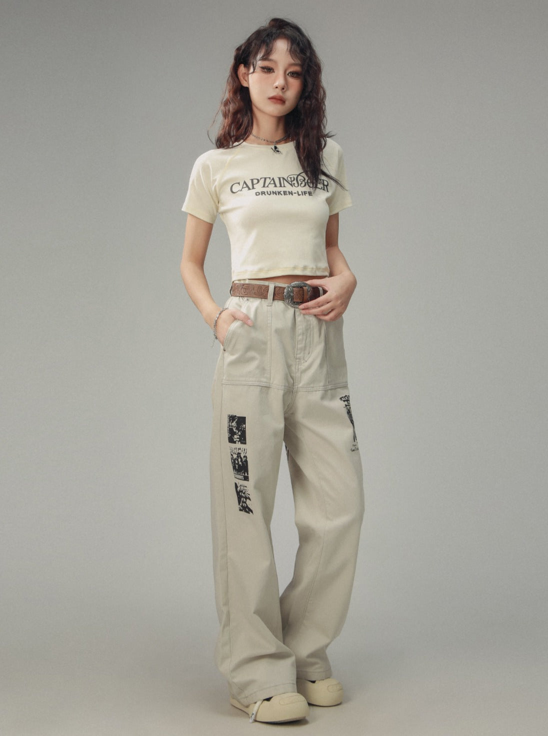 American Bootcut Silhouette Straight Leg Pants