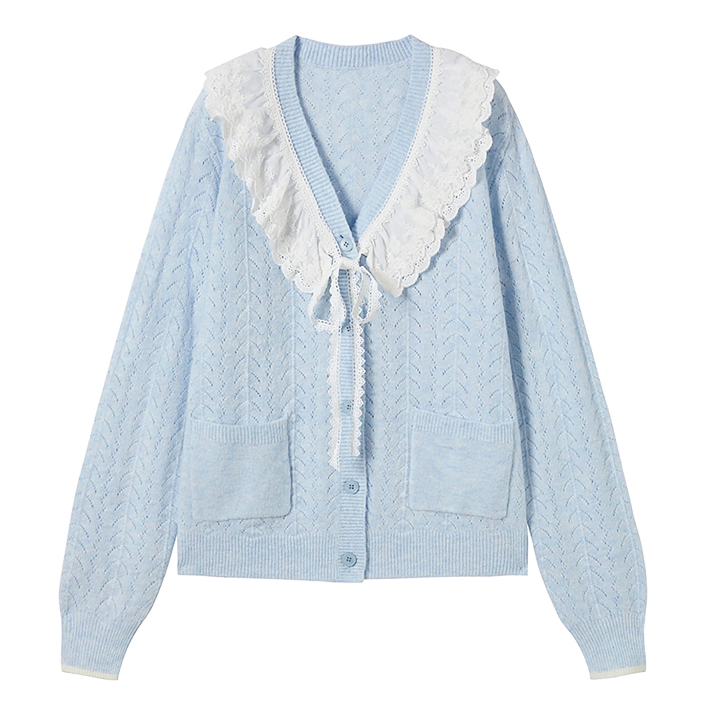 Deluxe V-Neck Knit Cardigan