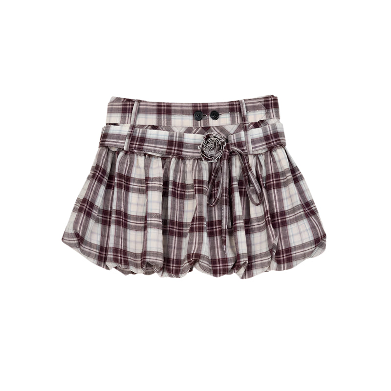 Fluffy A-Linien Bustier Rock 