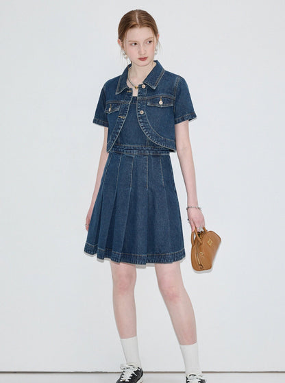 Denim Shirt and Sundress Set-Up