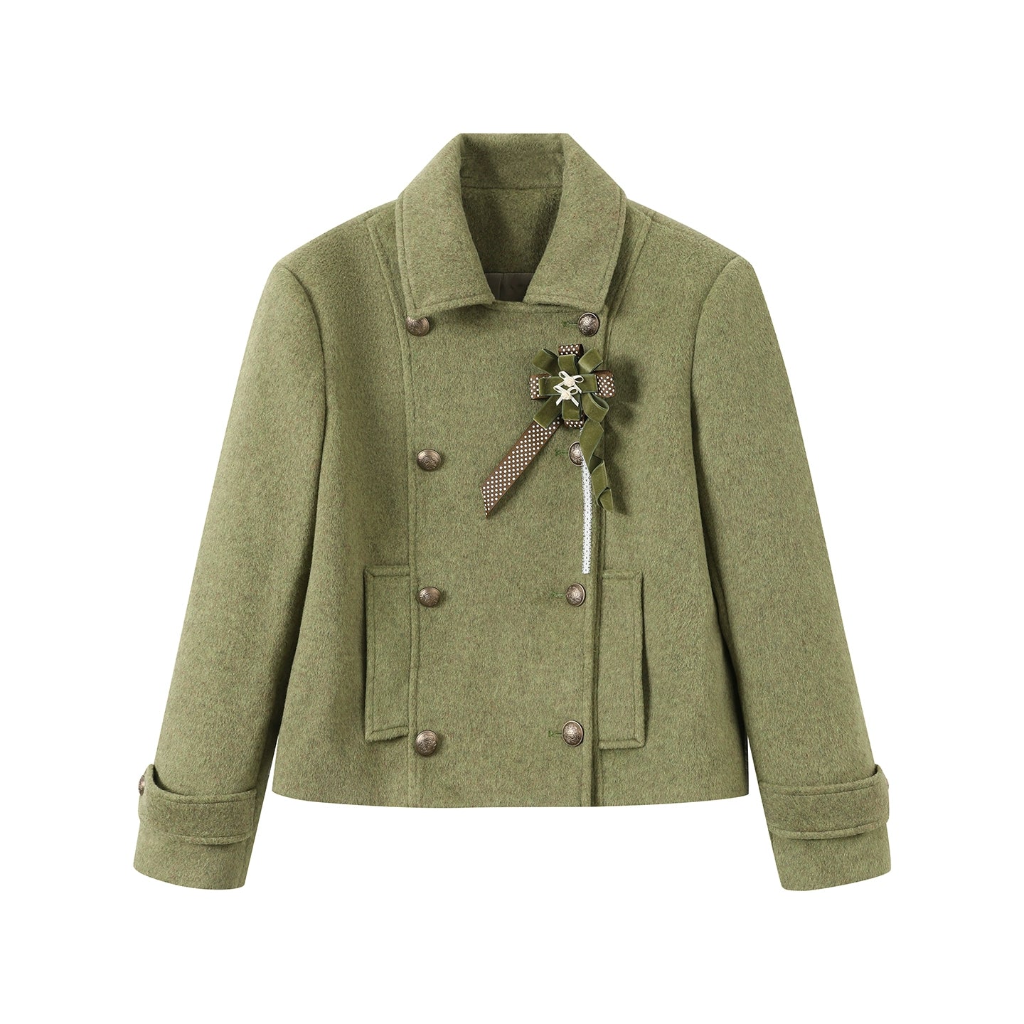 Flight Diary Woolen Jacket & Skirt Set-Up