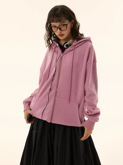 Hoodie Cardigan Jacke