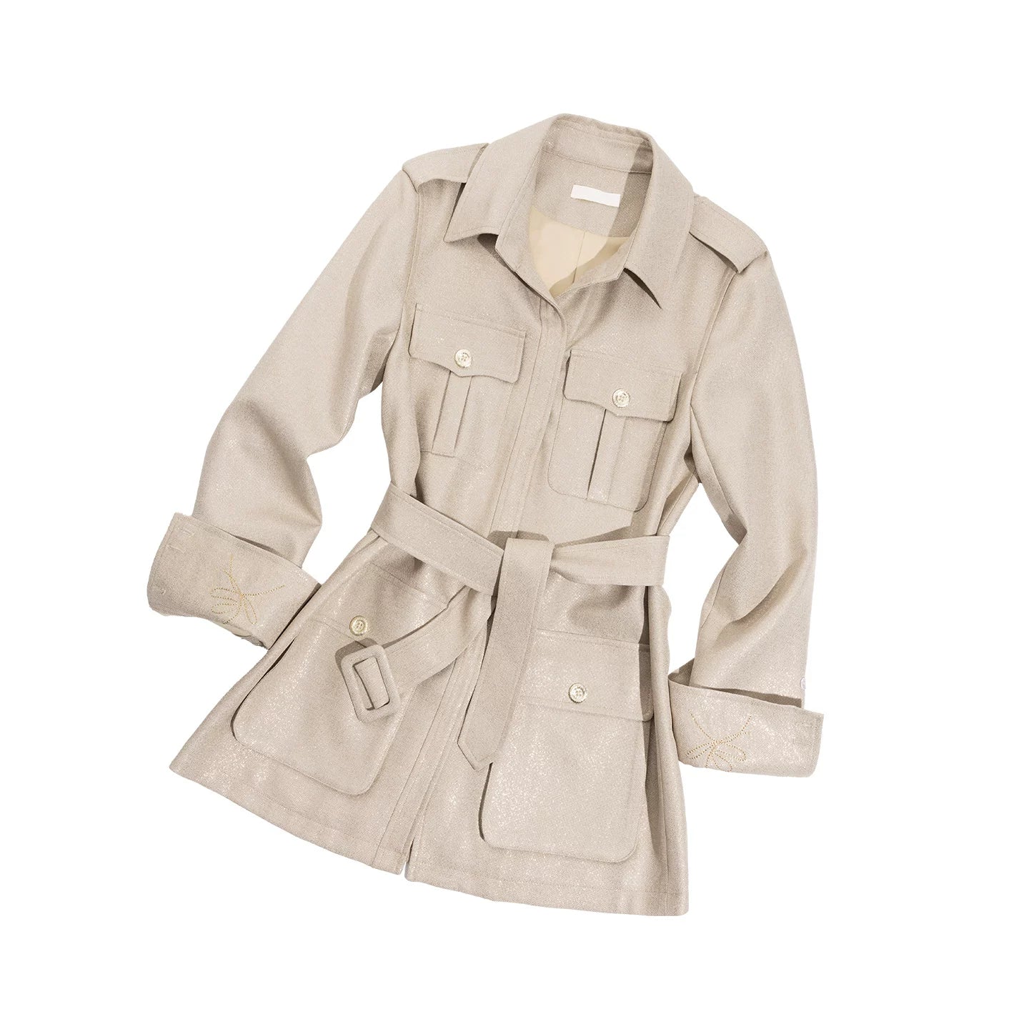 Gilded Butterfly Embroidery Jacket