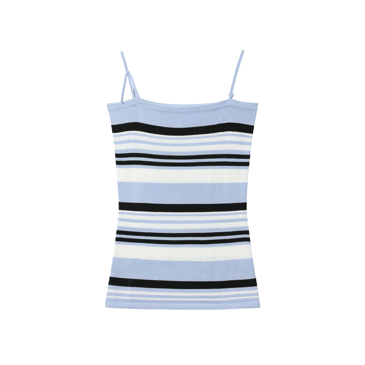 Conjunto de blusa de tirantes a rayas