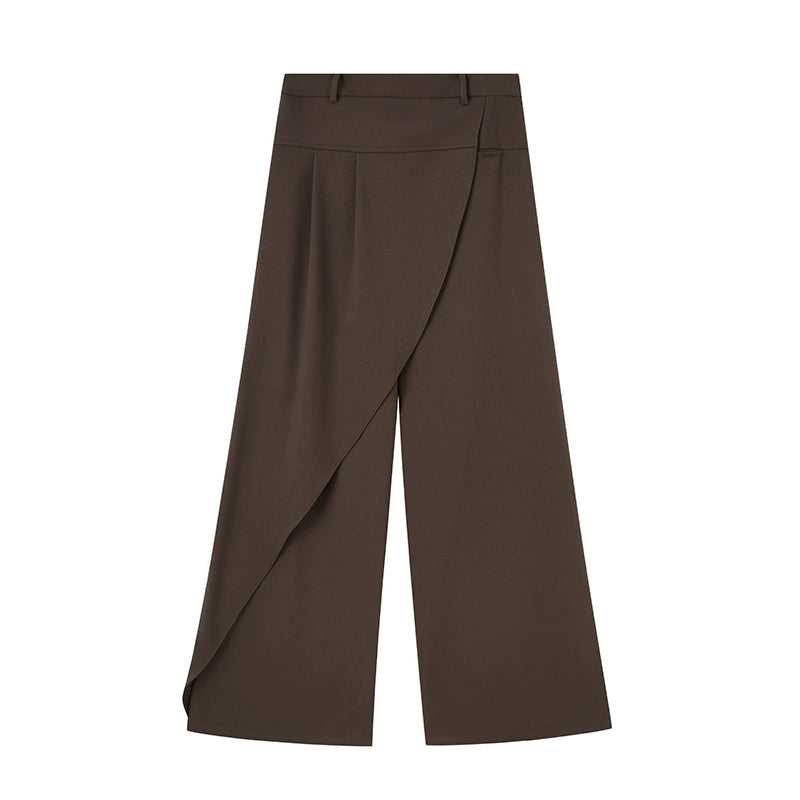 Loose Straight Wide-Leg Pants