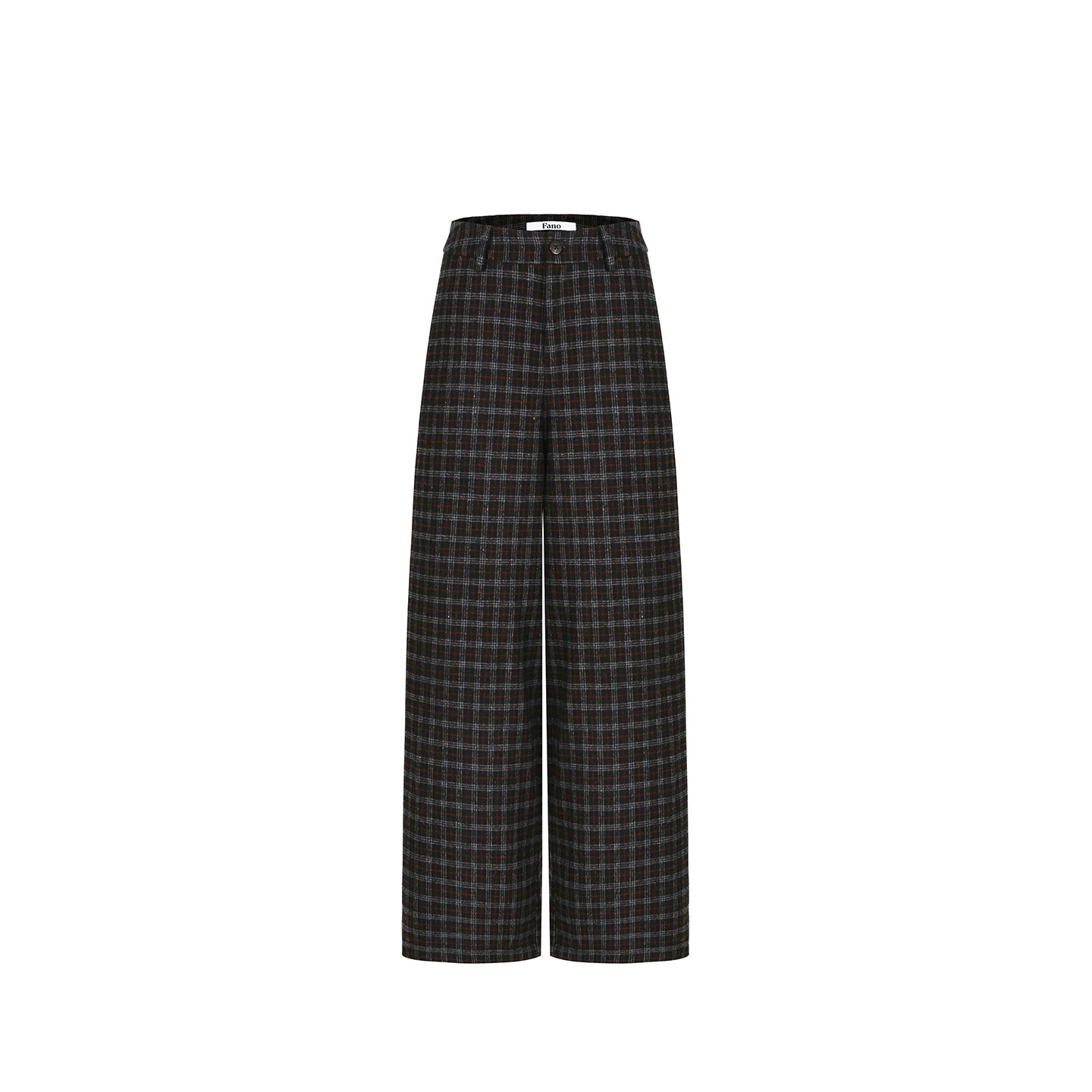 Nordic Woolen Plaid Pants