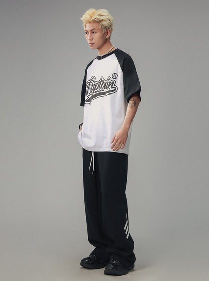 Amerikanische Retro Drei-Barren-Sweat Pants