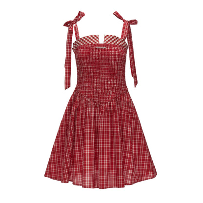 French Striped Bow Sundress