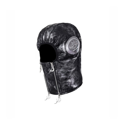 Space Black Electric Moon Hooded Hat
