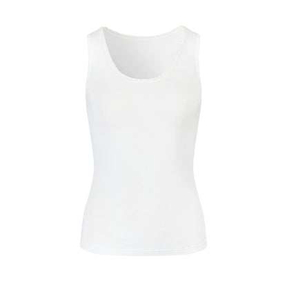 Lace Collar Knit Camisole Set