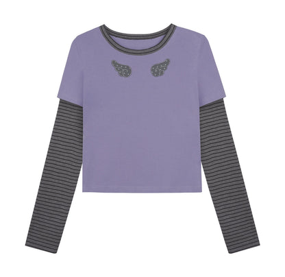 Energetic Striped Autumn Top