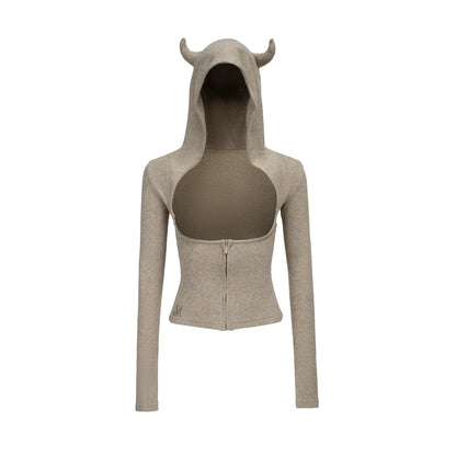 Girl Devil Horn Fleece Set-Up